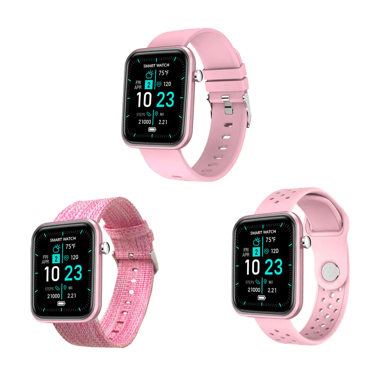 TrioBands Smartwatch: Wellness & Activity Hub
