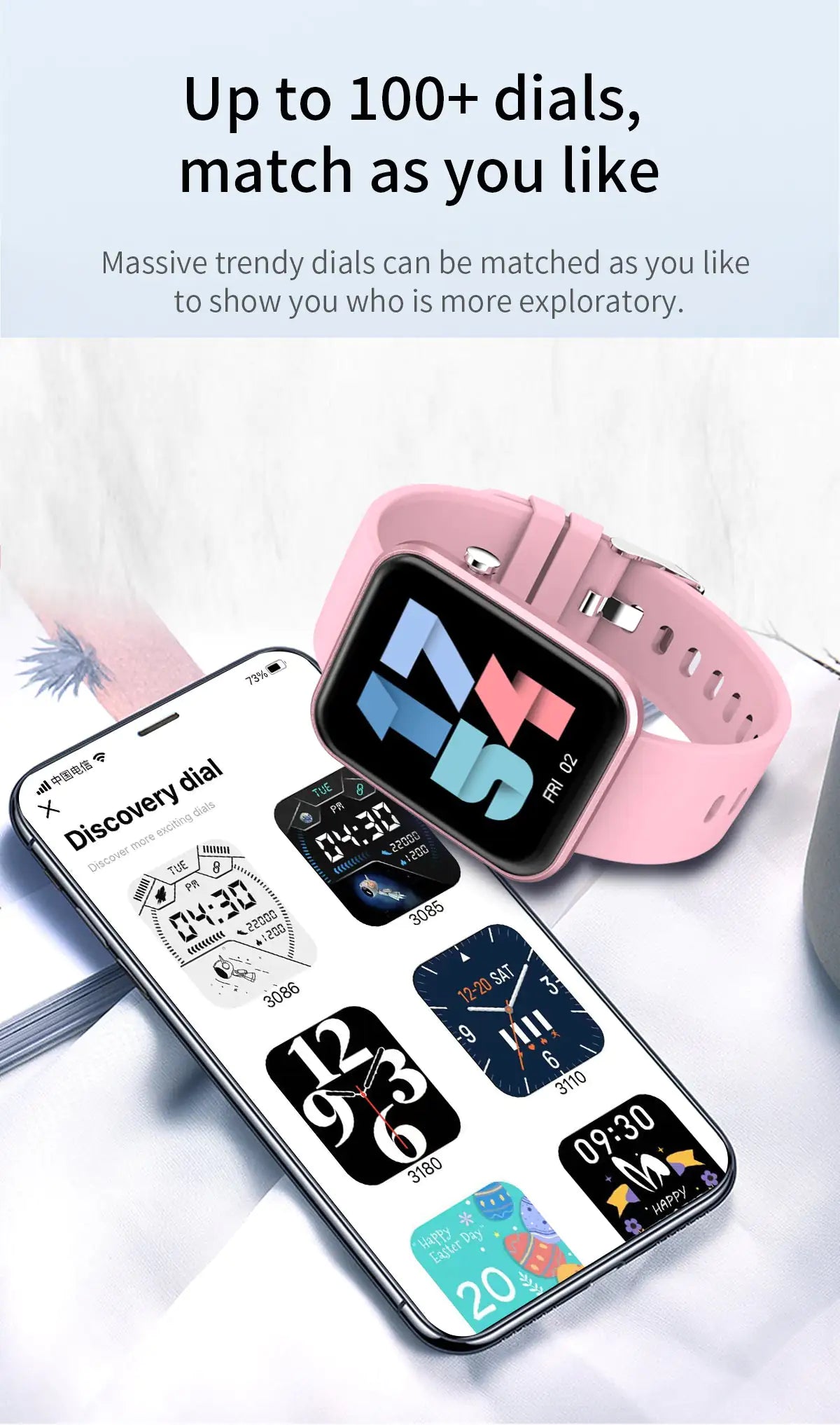 TrioBands Smartwatch: Wellness & Activity Hub