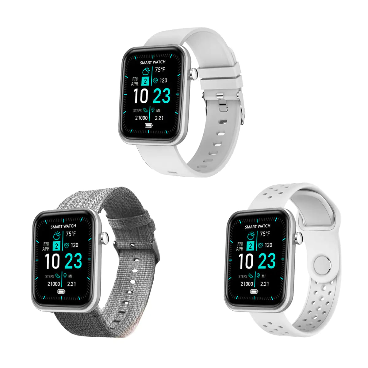 TrioBands Smartwatch: Wellness & Activity Hub